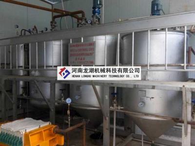 新疆喀什2噸棉籽油精煉設(shè)備安裝案例